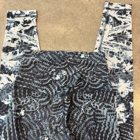 Lululemon Align Legging Engineered Indigo Lace Starlight Multi 28" Athleisure 2 - Picture 4 of 6